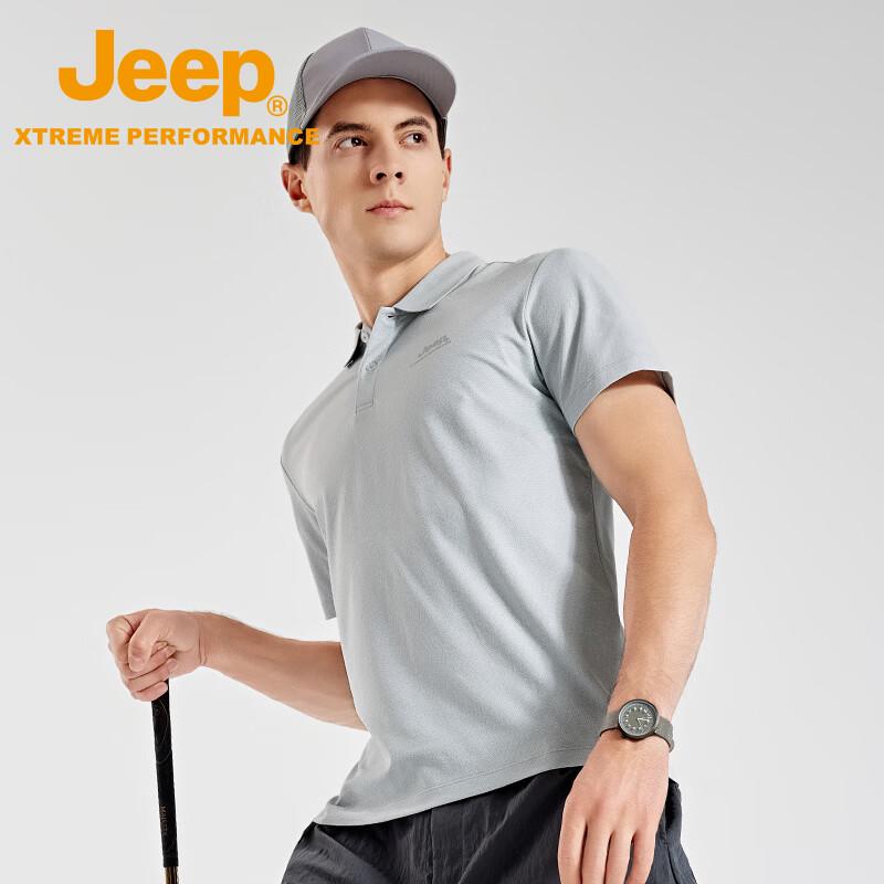 JEEP Men's Quick-Dry Outdoor Polo Shirt