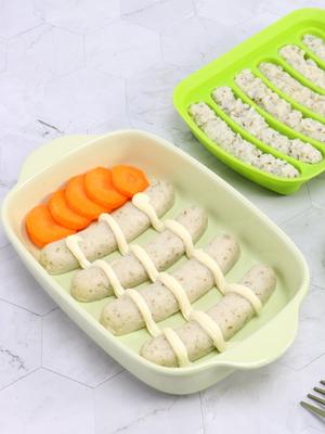 1 peça-Molde para Fazer Salsichas Grelhas de Silicone DIY Molde para Fazer Presunto Cachorro-Quente Com Tampa Cozinha Doméstico Salsichas Ferramentas para Assar Bolo Moldes