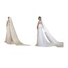 Velo da sposa in rete monostrato extra lungo per banchetto nuziale Bellissimo velo da sposa Velo da festa con pettine Accessori per indumenti