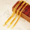 Luxury Imitation K Gold Double Clasp Boss Bracelet for Men and Women Vintage Gold-Plated Jewelry Popular Accessories