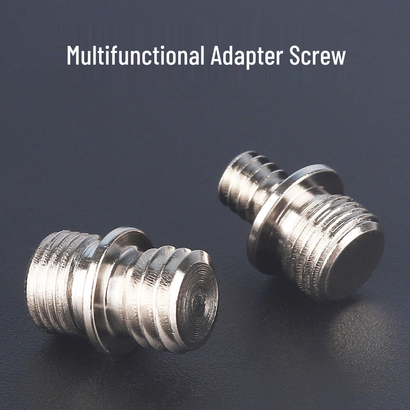 

M10 to 1/4 to 3/8 Male Thread Metal Rod Adapter, 9mm Extension Tube Top Fixing Accessory M10 to 3/8