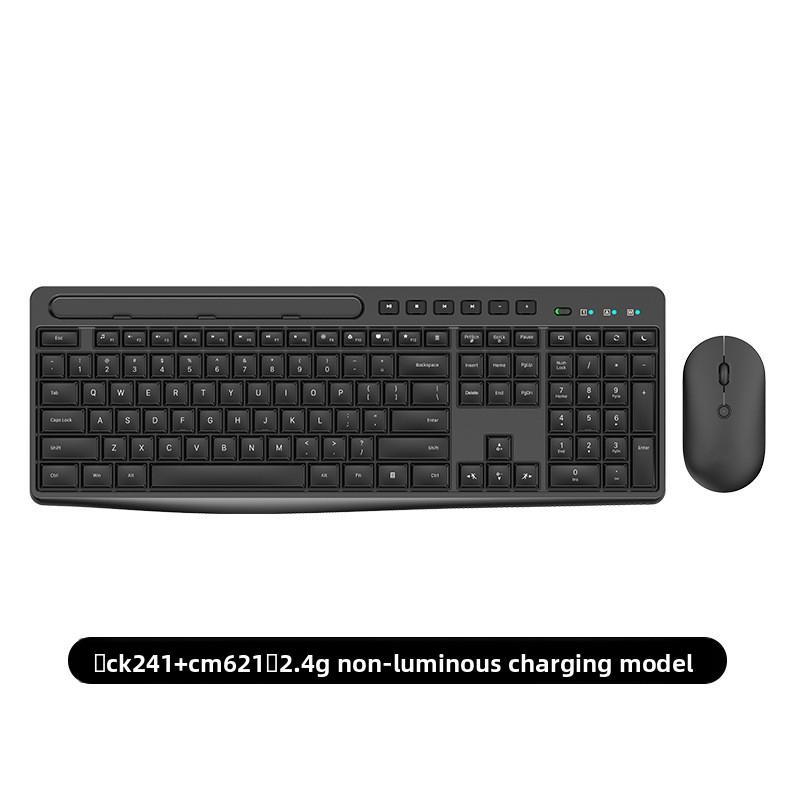 2.4G Wireless Keyboard Mouse Set with Card Slot Luminous Ergonomic Business Office
