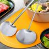 Soup Ladle, Wok Spatula,The Longer Handle Shovel Spoon Rustproof, Heat Resistance, Integral Forming Durable Stainless
