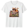 Stay Pawsitive Cat TShirt Funny Kitty Heart Glasses Animal Pun