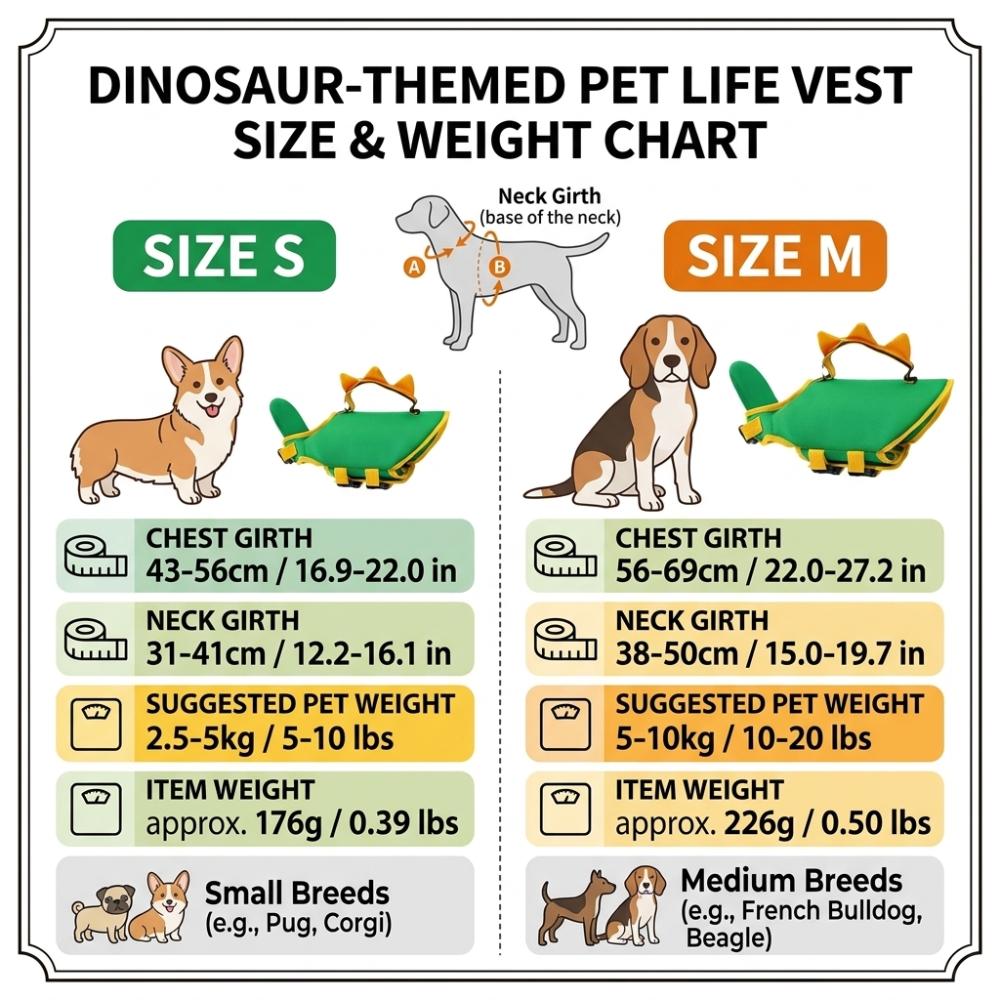 Thickened Dog Swimming Vest Animal Shaped Dog Swim Suit Pet Water Life Vest Beach Activity