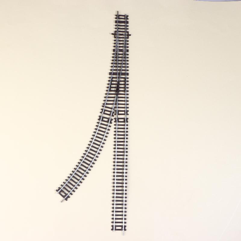 Ho Scale 1/87 Model Train Track Ho Gauge Railroad Track Straight Curved Switch Track For Diorama Sand Table Diy Scenery Layout