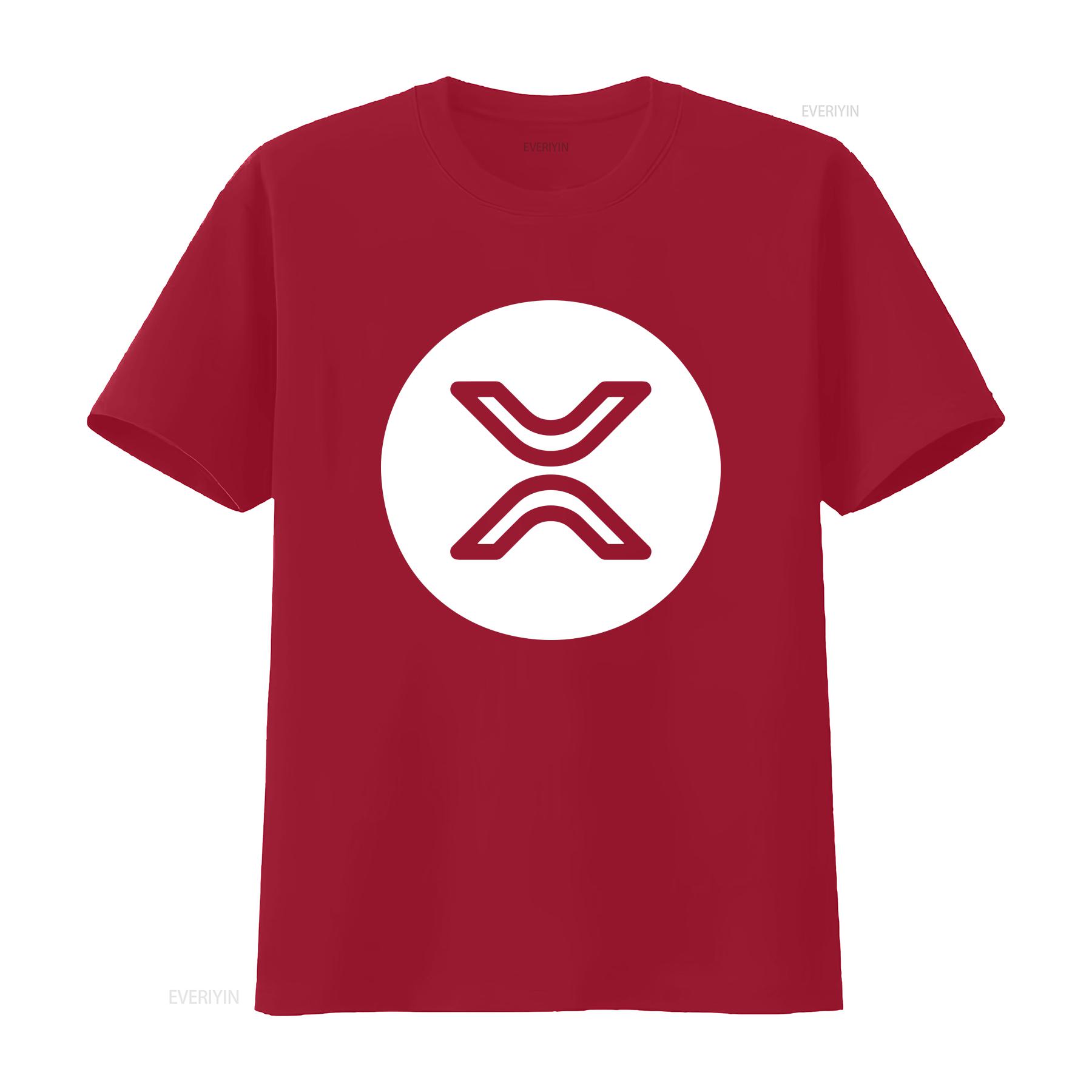 XRP Coin  T Shirt Crypto Investing vintage Washed Stretched Versatile fashion Breathable Slightly Soft streetwear S