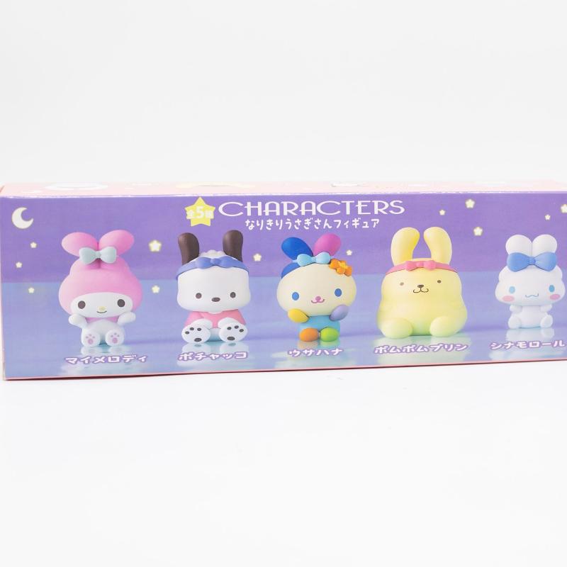 Sanrio Characters Blind Box Toys Kawaii Cartoon Figure Melody Pochacco Pom Pom Purin Doll Model Toys Collect Ornaments