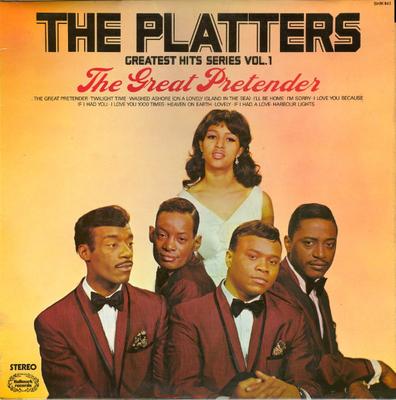 Δίσκος LP ΠΛΑΤΕΡΣ - The Great Pretender SHM843 Hallmark Record 1974 Ηνωμένο Βασίλειο Ροκ Μεταχειρισμένος