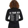 The Rolling Stones Unisex Adult US Tour Â´78 Long-Sleeved T-Shirt