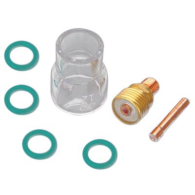 6 PCS #12 Glass Pyrex Cup TIG Welding Torch Gas Lens For WP-9 /& WP-17 Tools