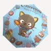 1pc Chococat Birthday Illustration Umbrella with Plastic Handle,Compact & Stylish,Suitable for All Seasons Home Travel Outdoor N193