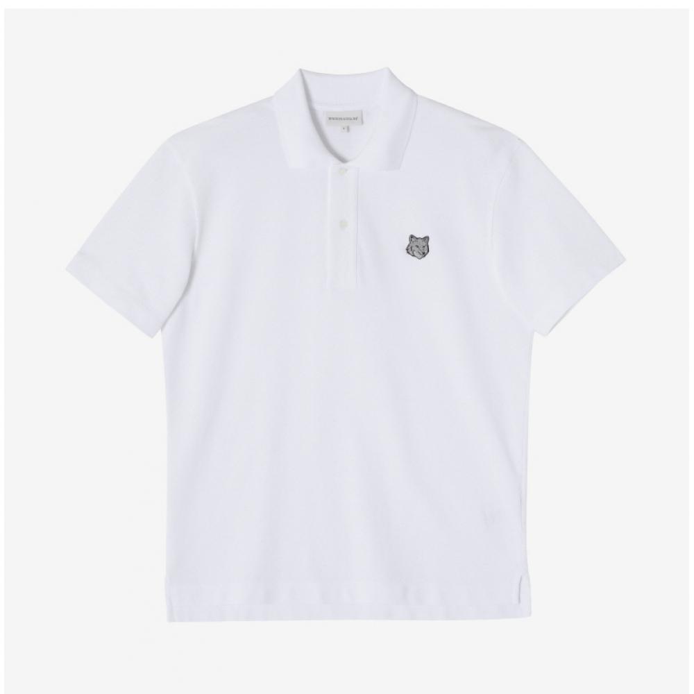 MaiSon KitSune Mm00207kj7010 P100 Bold Fox Head Patch Polo Men S Short Sleeve Tee