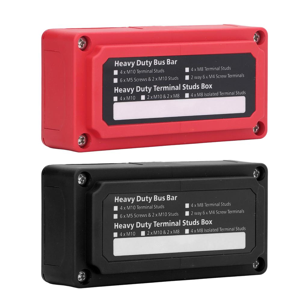 Power Distribution Block M8 Screw Terminal Bus Bar  48V 300A for Automobile Boat