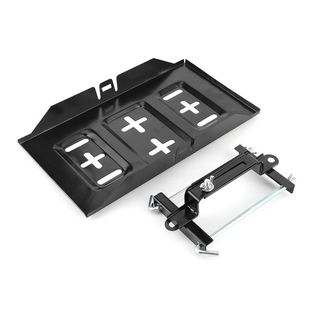 Storage Battery Holder Tray Mount Hold Down Clamp Bracket Kit Car Accessory19CM