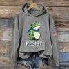Women's Fashion Daily Versatile Casual Sweatshirts Long Sleeve Hooded Top Sweatshirts