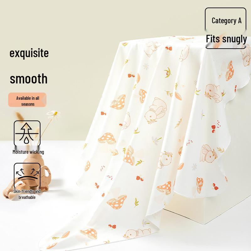 All-Season Cotton Baby Bath Towel & Swaddle Blanket for Newborns (1-3 Months)