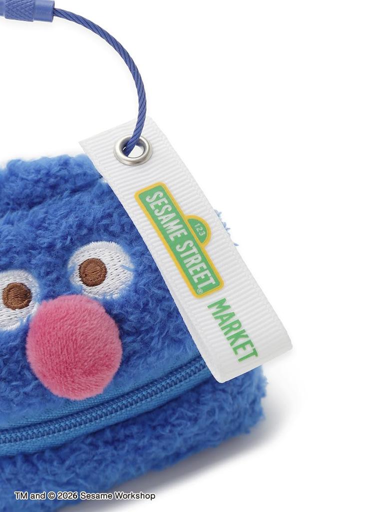 Sesame Street Market Earphone Pouch Free Size SSMUGB263203, Unisex/Adult,