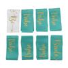 8Pcs    smaid Sash Gold Letters Hypoallergenic Material Wedding   to Be Sash Set for Wedding Parties