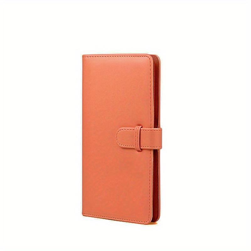 1 Stück Retro Fotoalbum 80 Fächer 3,5 Zoll Fotoalbum Mini-Album Buch Filmaufbewahrung Bildertasche