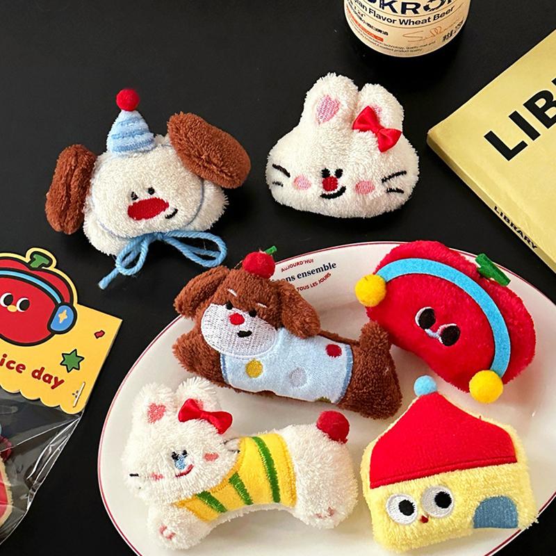 1 Pcs Original Cute Plush Doll Pendant Brooch Creative Funny Pendant Girl Backpack Fun Pendant