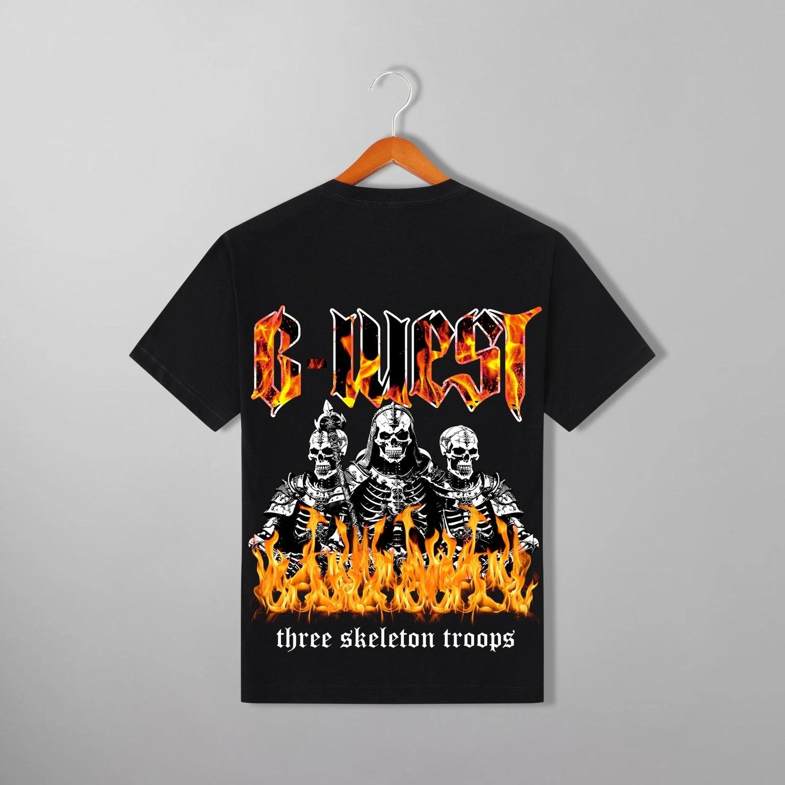 G West Oversized Tri Skeleton Tee XL