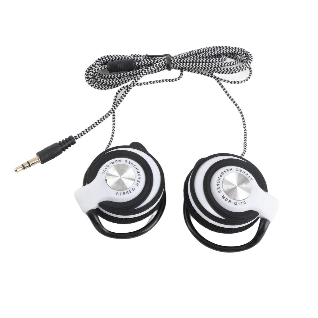 3.5mm Wired Gaming Headset On Ear Sports Headphones Ear Hook Music Earphones for Smartphones Tablet Laptop Desktop PC