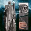 Halloween Party Hanging Skull Skeleton Ghost Ornament Horror Props Haunted House Decoration Halloween Party Outdoor Decoration