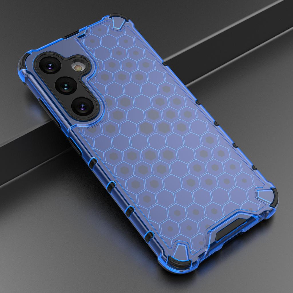 For Samsung Galaxy S24+ Case Reinforced Corner Phone Cover with Honeycomb Design