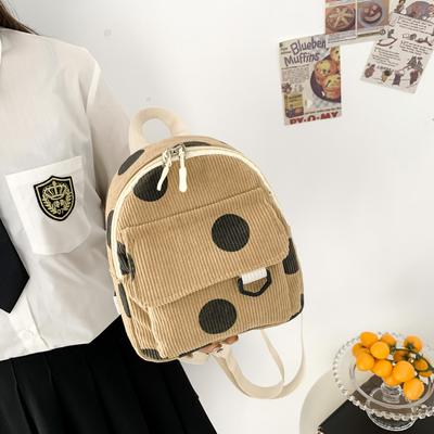 Mini Backpack Small Fresh Girl Style Literary and Casual Multi-purpose Bag Fashionable Retro Messenger Bag