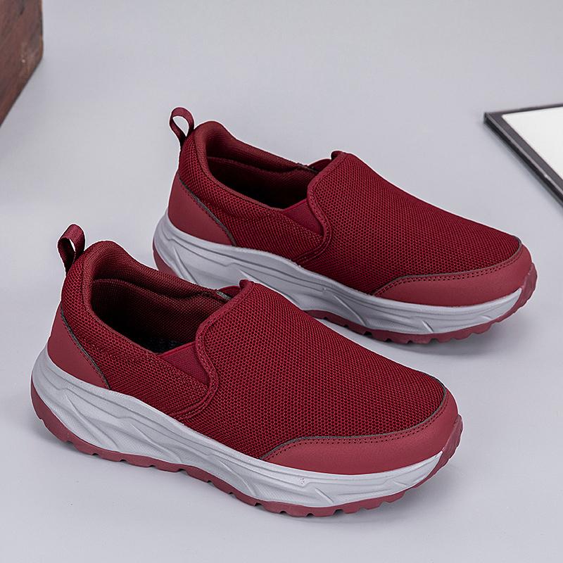 Fashion Men's Outdoor Walking Platform Anti Slip Summer Mesh Walking Lightweight Sports Shoes Comfortable Fitness Women's Casual Shoes