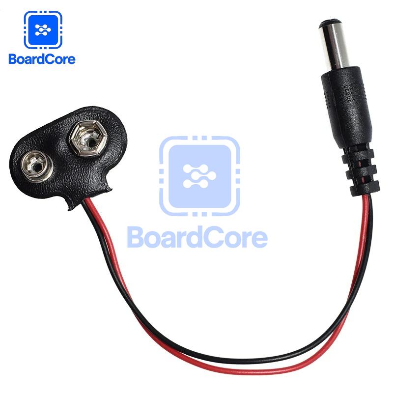1-3Sets 3.3V 5V MB102 Breadboard Power Supply Module with 9V Battery Clip Power Cable 2.1x 5.5mm Male DC Jack Plug Diy Kit