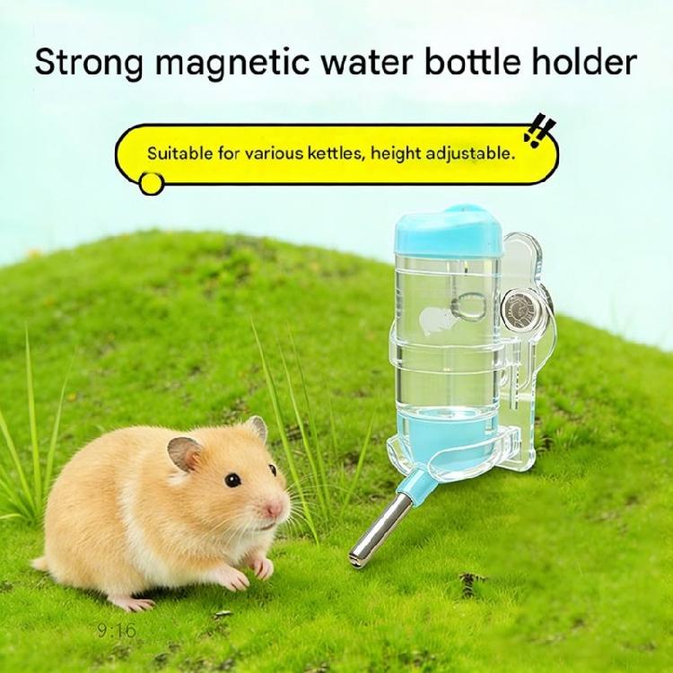 Starke magnetische Halterung für Nagetier-Wassspender der meisten Käfige Hält Flasche stabil und zugänglich Wasserspenderständer