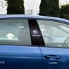Q112Pcs Car B-pillar Sticker Door Center Pillar Anti-Scratch Protective Decals For Volkswagen VW Rline Golf 4 5 Polo Passat Tiguan