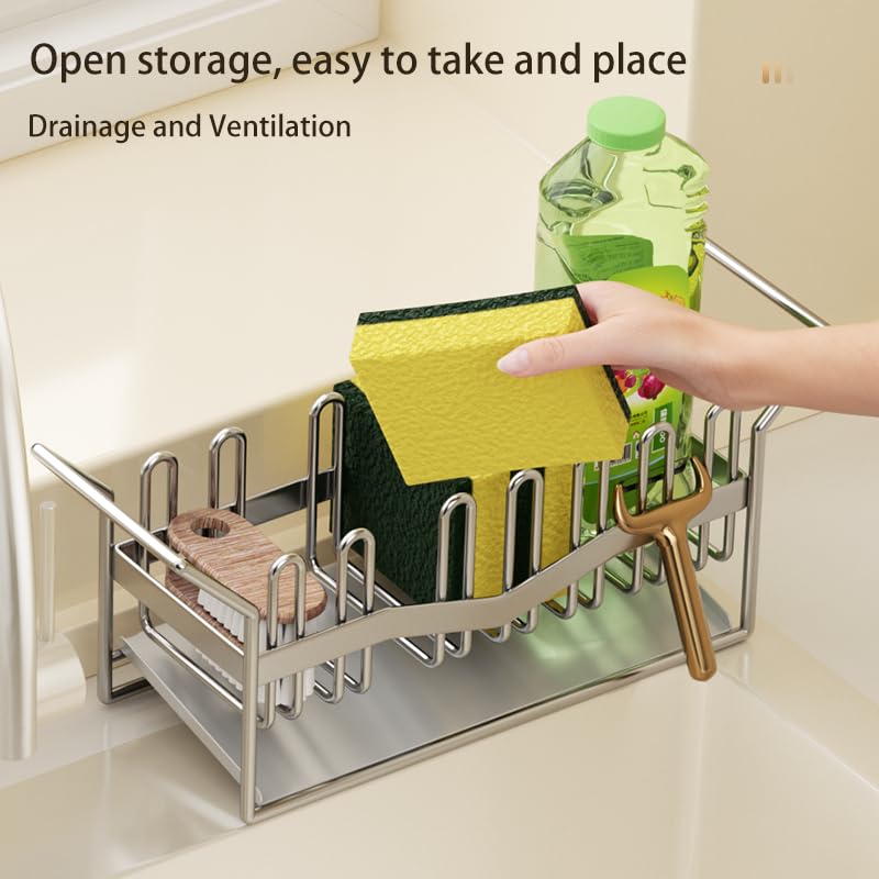 Edelstahl Rostfrei Schwamm Caddy Für Spüle Caddy Schwamm Halter Schwamm Halter Für Küche Spüle Theke Spüle Organizer