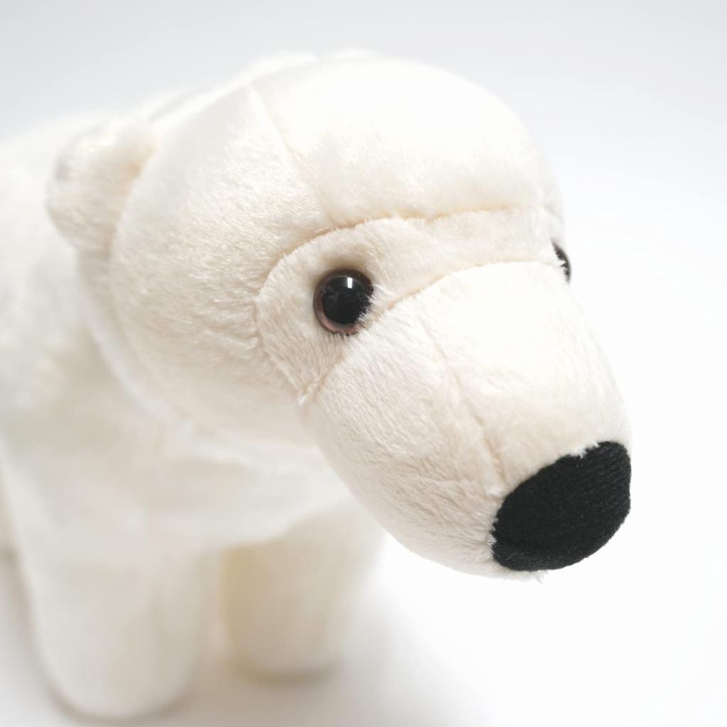 Exciting Illustrated Guide Land Creatures Edition Animal Plush Toy - (Polar Bear)