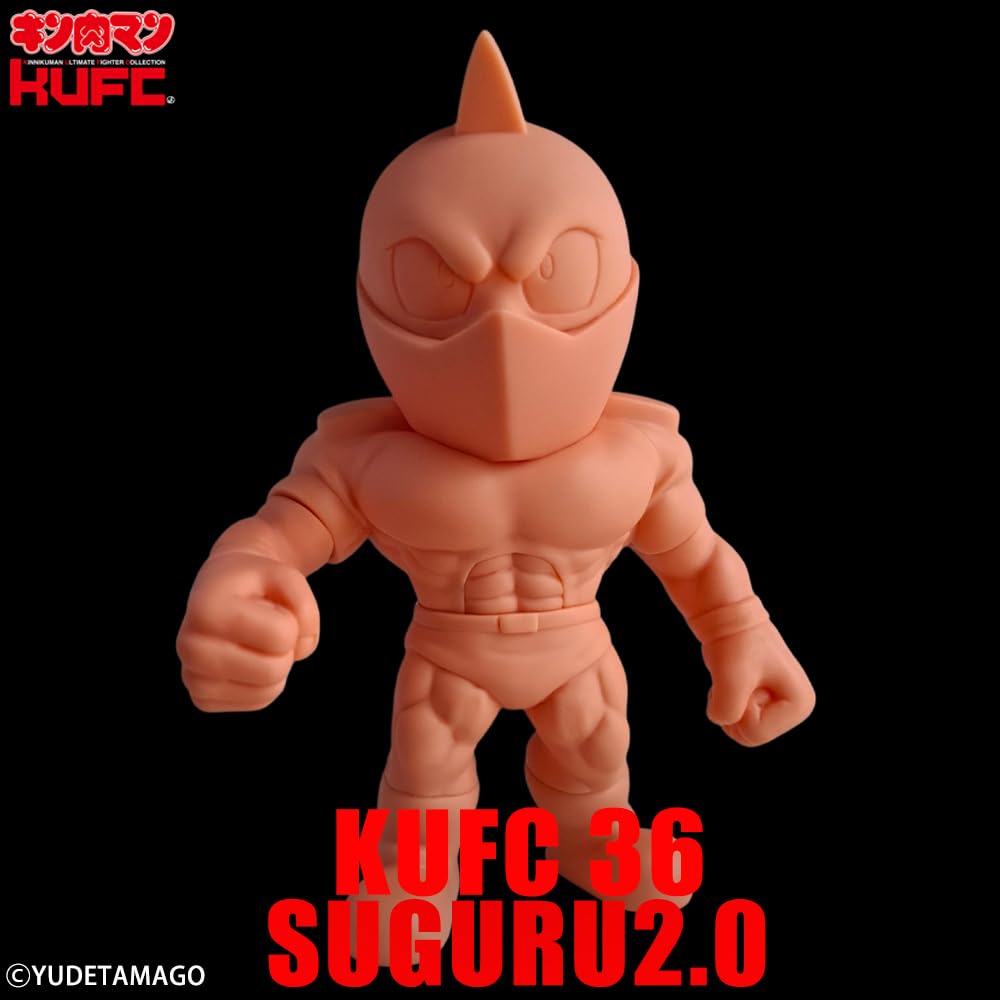 CJ Cyclone Joe Character Figure KinColle 36 Kinnikuman Suguru Combat Suit Face Guard Original Skin Soft Approximately 160mm Unpainted Finished Figure