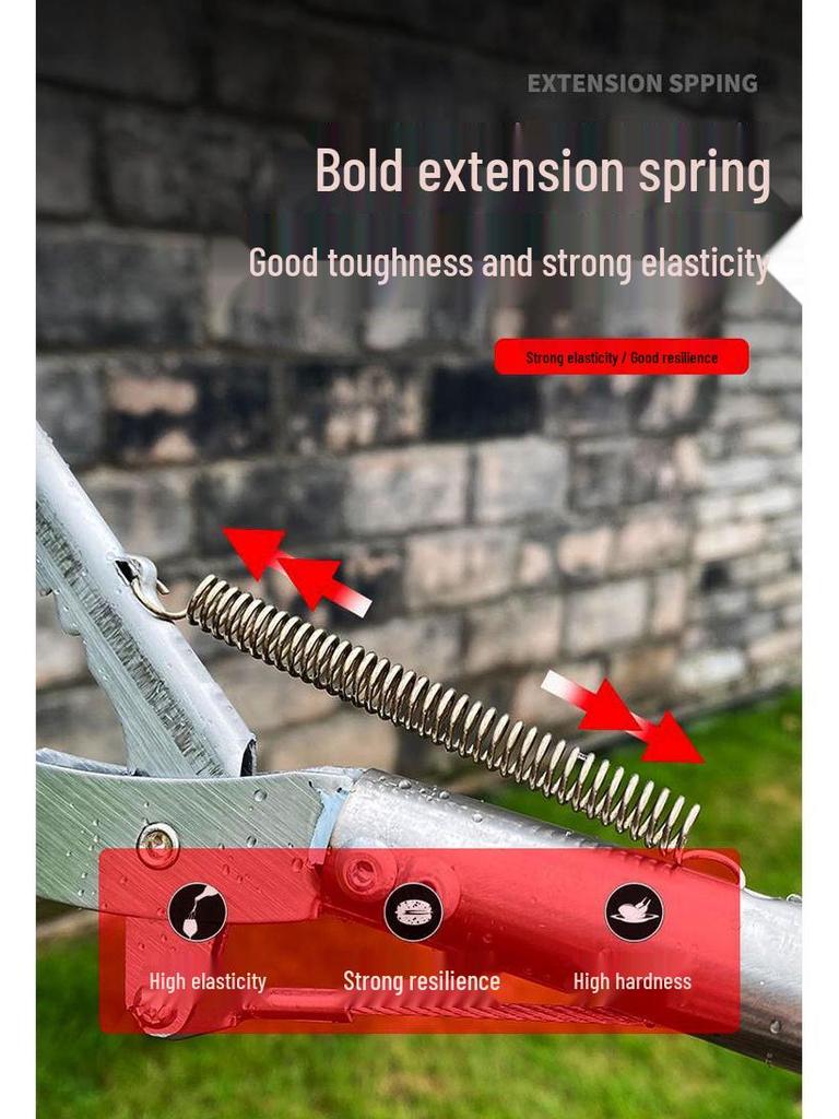 Telescopic Anti-Bite Stainless Steel Hook Pliers for Outdoor Use – Grabber & Beach Combing Tool.