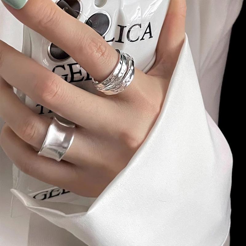 Fashionable Copper Geometric Ring For Women Trendy Adjustable Accessory For Summer 2023