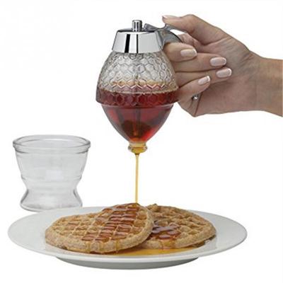 Honigglas-Behälter, heißer Saft, Sirup, Becherspender, Wasserkocher, Biene, Tropfständer