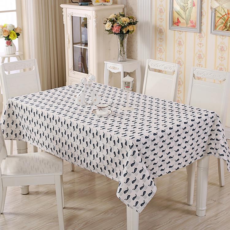 Small Fresh Fabric Cotton And Linen Tablecloth, Creative Striped Pattern Rectangular Coffee Table Tablecloth Dining Table Cloth Yiwu