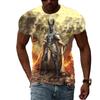 Summer New anubis graphic t shirts For Men Fashion Personality Popular patterns Casual Print T-shirts Trend Hip Hop t-shirt