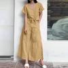 ZANZEA Women Short Sleeve Blouse and Wide Leg Pants Summer Two Piece Sets