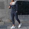 Men Sweatshirt Sweatpants Sets Print Men's Clothing T Shirt Pants Suits Oversized T-shirts Trousers Outfits Male Tops Tracksuits