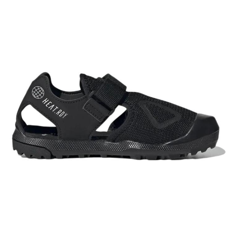 adidas Captain Toey 2.0 J 'Core Black' (Unisex) Core Black / Core Black / Cloud White Kids' Sandals S42671
