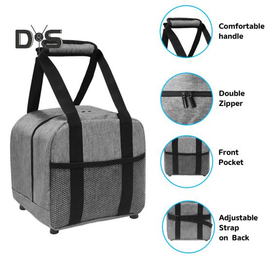 Torba na kulę do kręgli Przenośna torba typu tote na jedną kulę z wyściełanym uchwytem na kulę i siatkową kieszenią Mały futerał na kulę do kręgli dla mężczyzn Prezenty