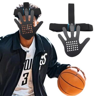 Basketball Face Guard 3D Eye-Blocking Shoot Dribble Training Face Shield with Headband Shooter Jump Shot Basketball Defensive Masque