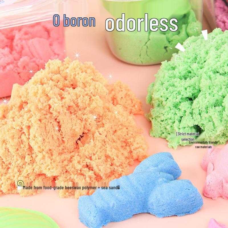 Creative Kids' Cotton Sand & Colored Clay DIY Playdough Set