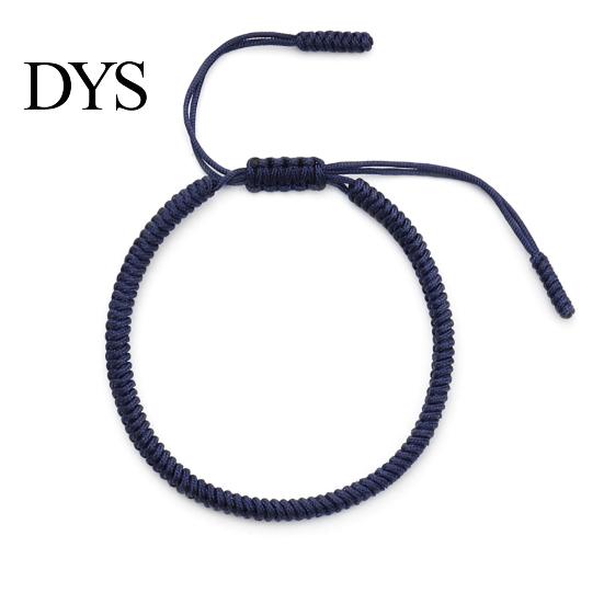Braided Unisex Bracelet Solid Color Handmade Rope Lucky Bangle Jewelry for Party