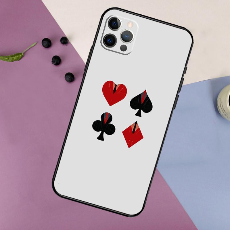 Pik-Ass Poker Handyhülle Für iPhone 17 Air 16 14 13 12 11 15 Pro Max 13 mini 15 16 Plus 16e Bumper Hülle